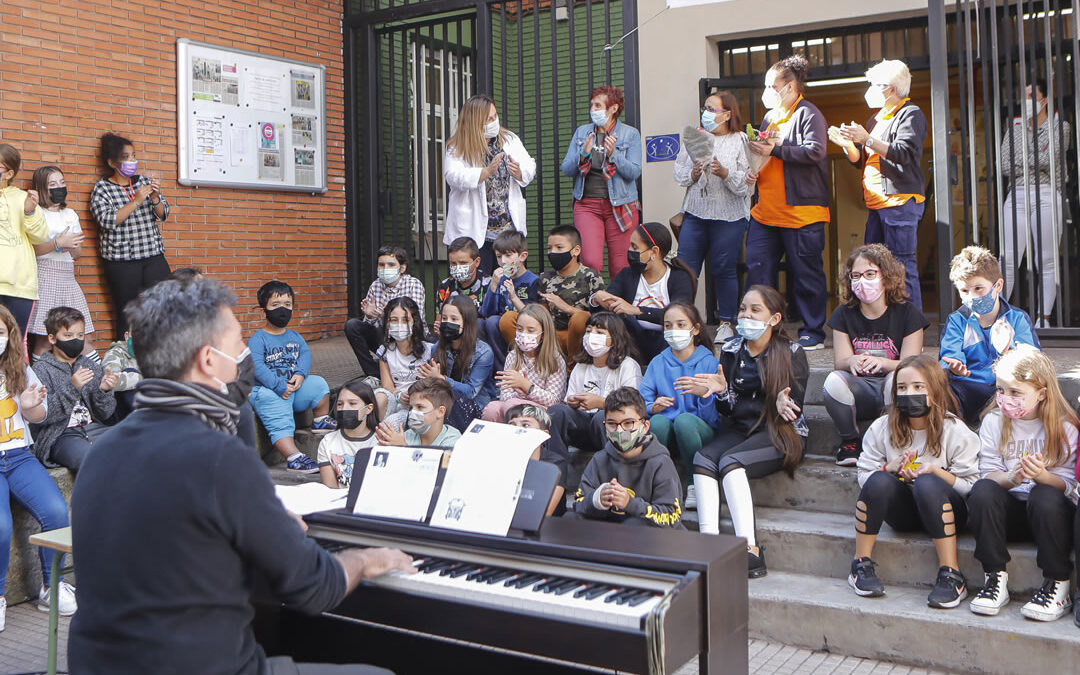 Las aulas que agruparán alumnos de dos cursos en el Cervantes, listas en 2022