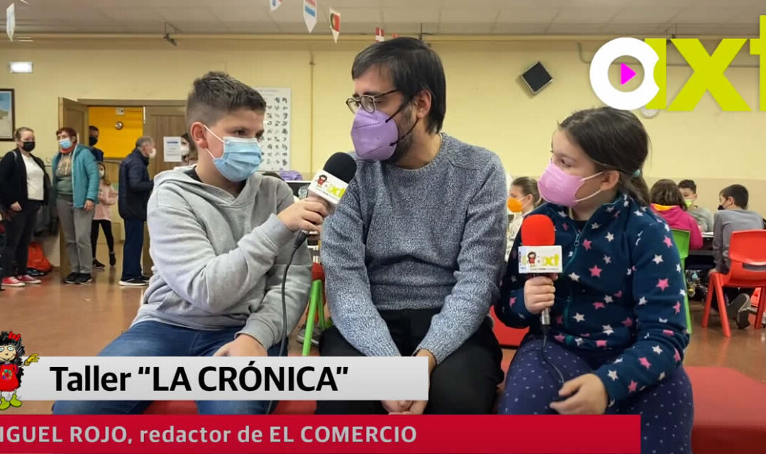 Vídeo: AXT Repor Taller de Crónicas. Miguel Rojo